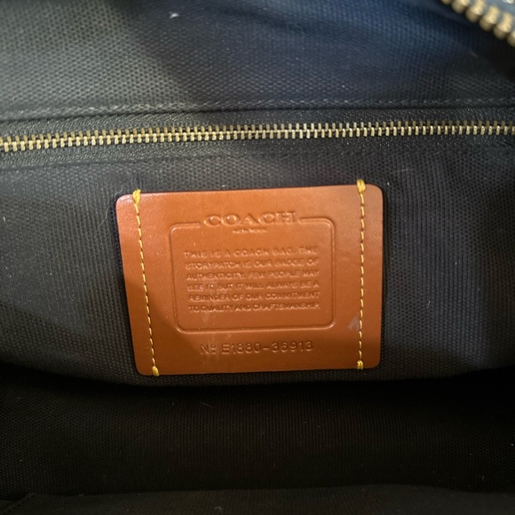 🔥Coach Dreamer Tote 34🔥 With Tattoo x Chelsea Champlain Plum with Moth 🖤 - Picture 7 of 8